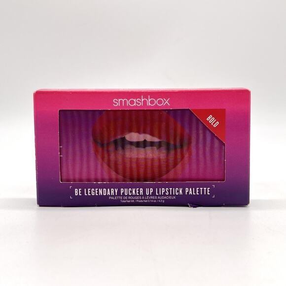 SMASHBOX Be Legendary Pucker Up Lipstick Palette Bold Matte Shades 0.14oz NEW - Picture 3 of 6